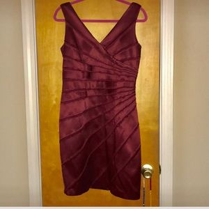 Maroon homecoming dress
